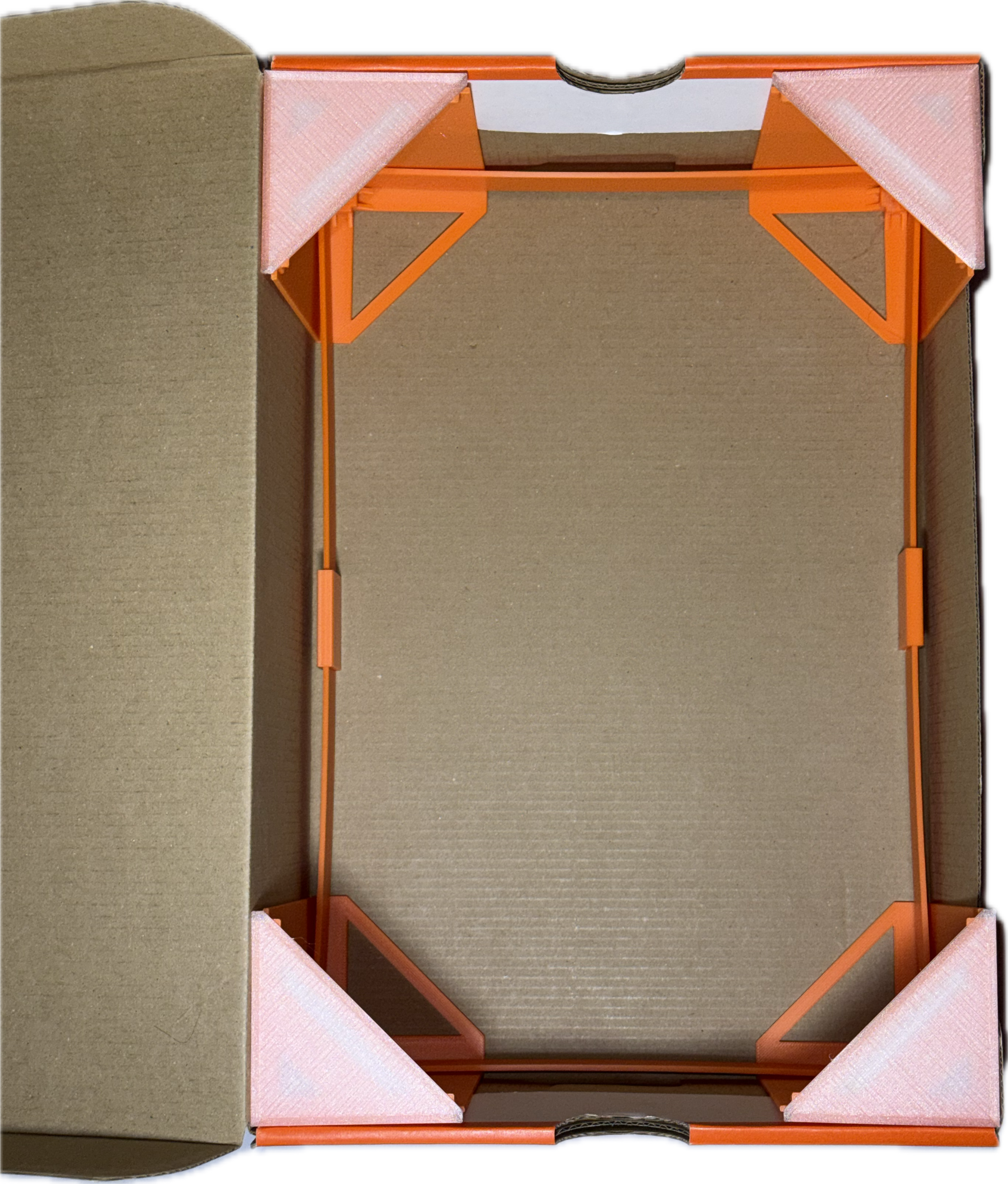 Orange FSR-MK.I installed inside an original Orange Box sneaker box